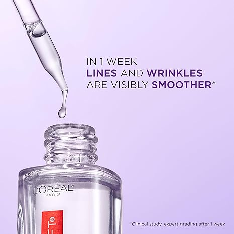 L'Oreal Paris Revitalift 1.5% Pure Hyaluronic Acid Face Serum, Hydrate & Reduce Wrinkles, Fragrance Free 1.7 oz